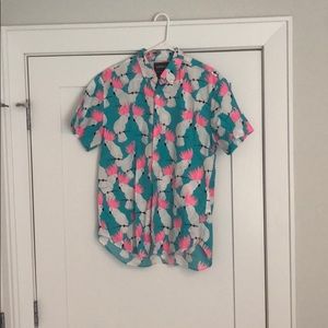 Bonobos birds of paradise short sleeve button down